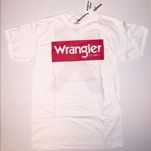 Wrangler x Lil nas x red box logo tee